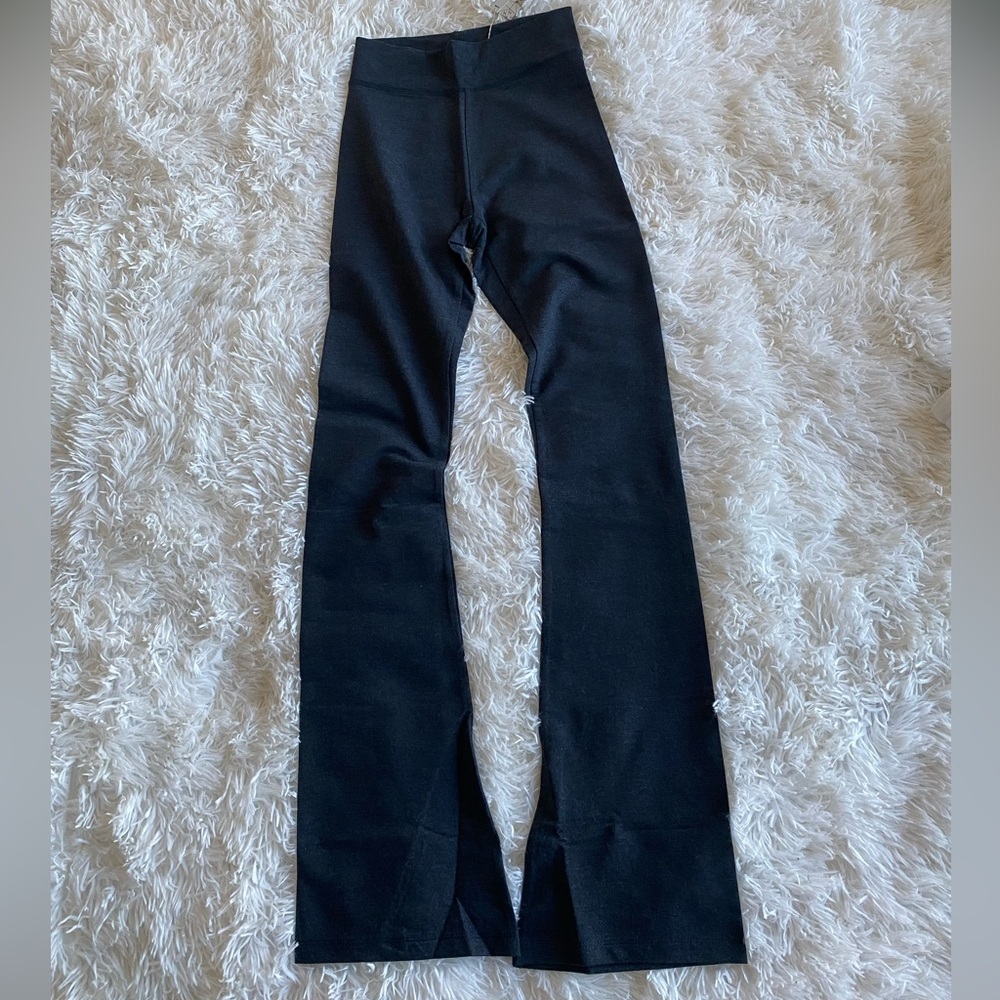 Grey State Black Flared Leggings size 1